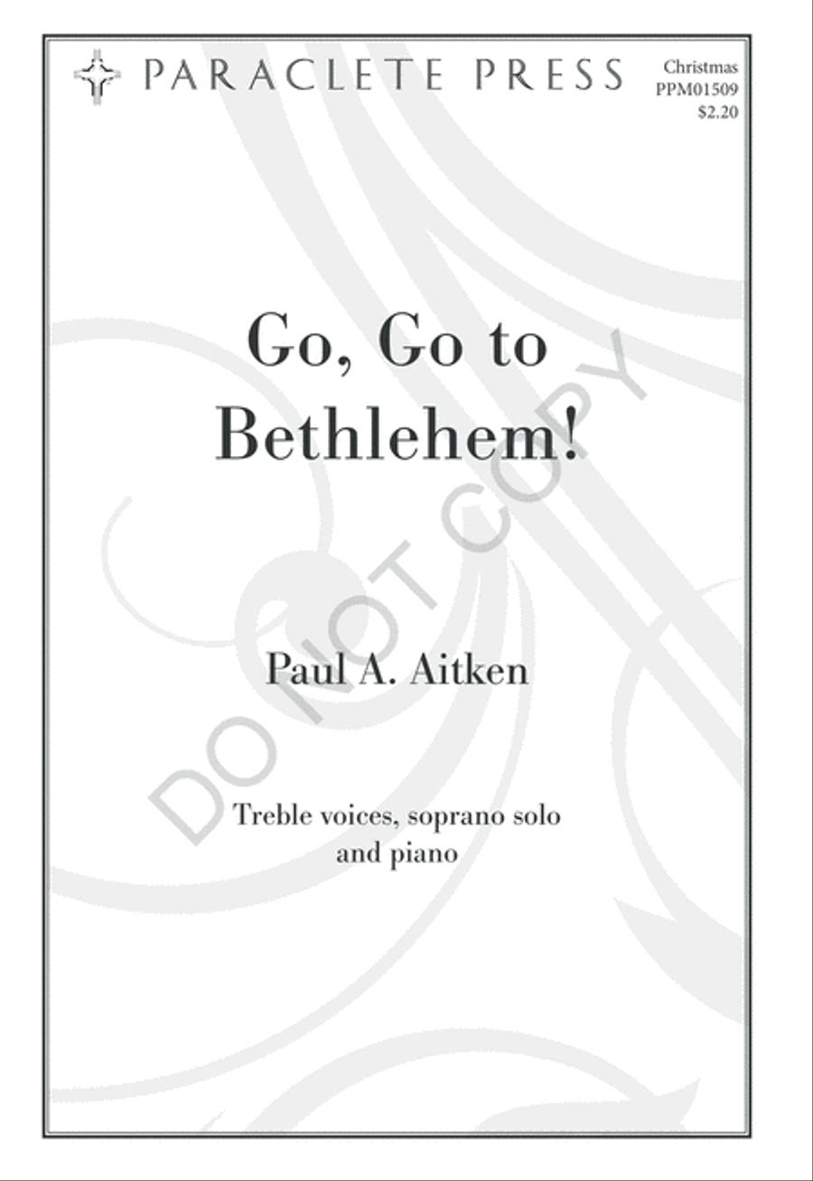 Go, Go to Bethlehem! 2-Part scores gallery preview page 2