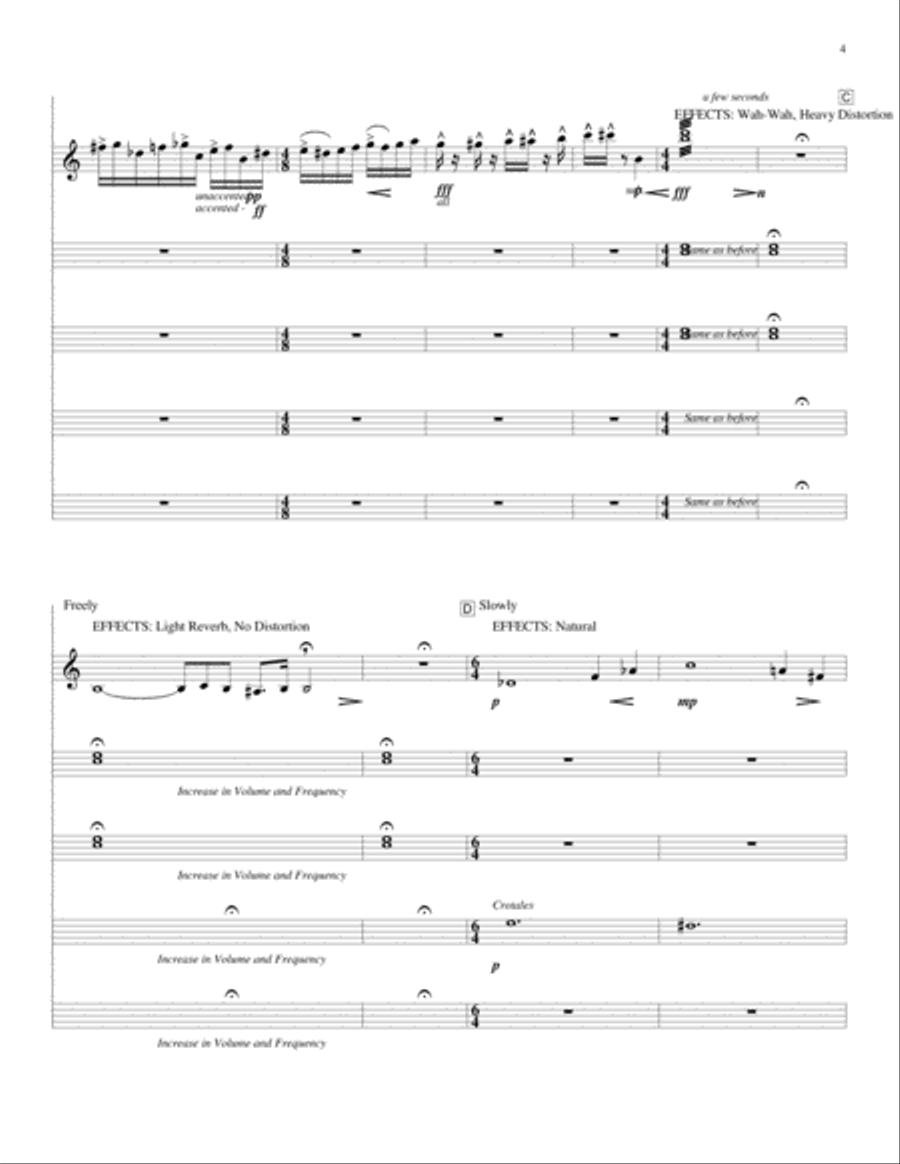 Phantasy Percussion Ensemble scores gallery preview page 4