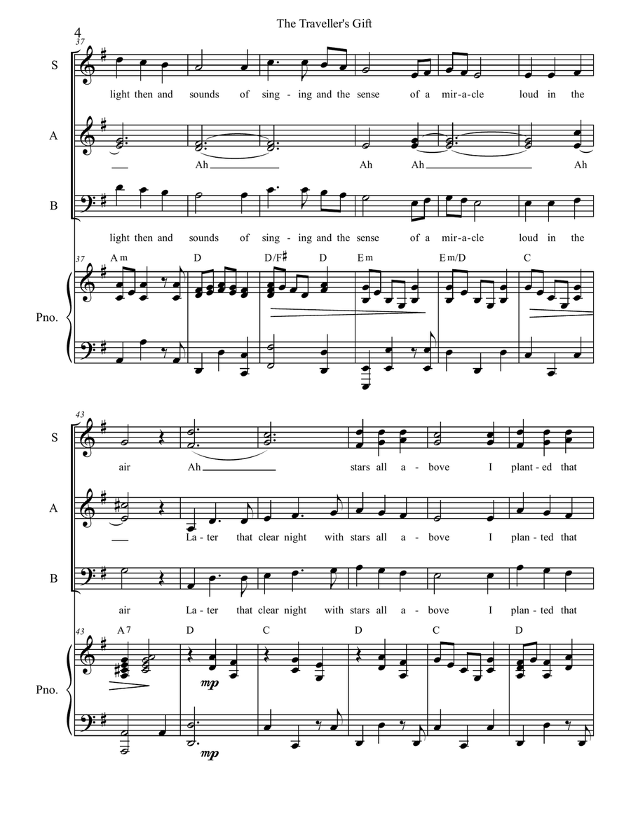 The Traveller's Gift The Traveller's Gift 3-Part scores gallery preview page 4