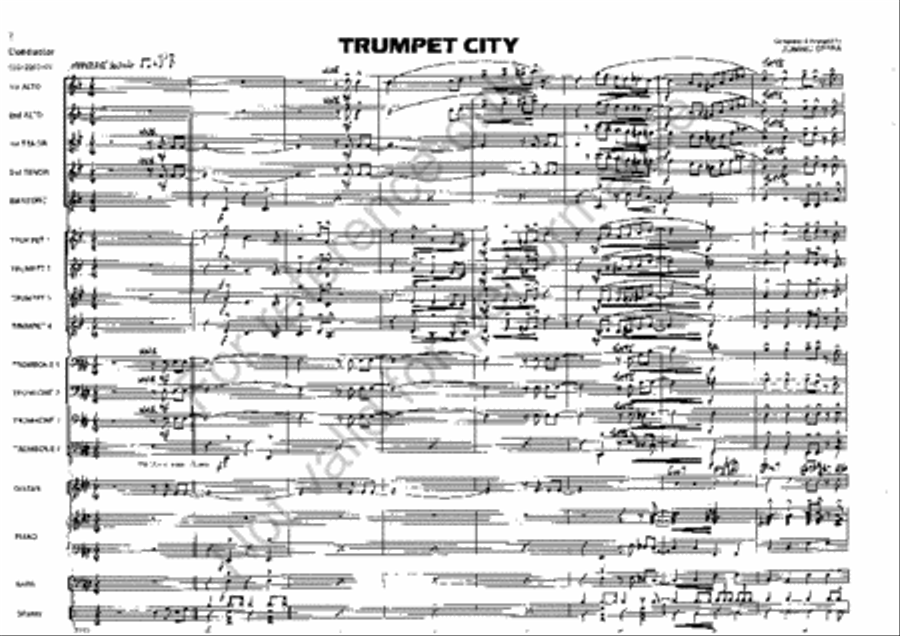 Trumpet City Trumpet City Jazz Ensemble scores gallery preview page 2