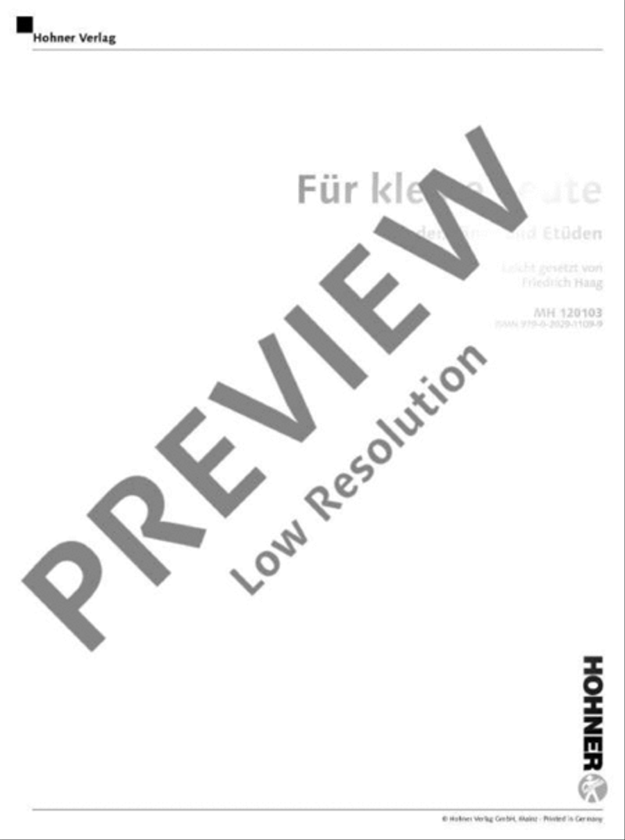 Für kleine Leute Accordion scores gallery preview page 2