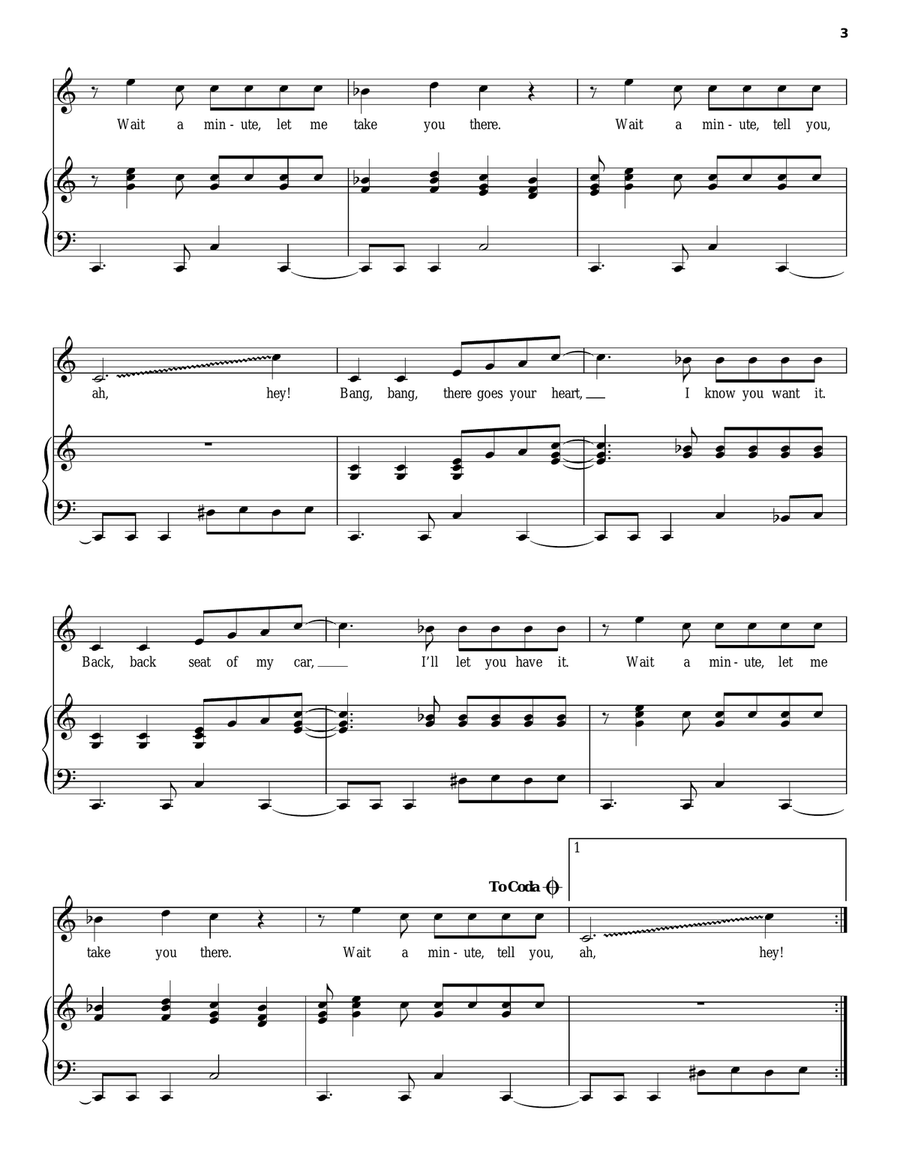 Bang Bang Bang Bang Acoustic Guitar scores gallery preview page 3
