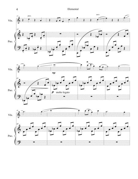 Elemental: A Contemporary Piece for Violin and Piano image number null