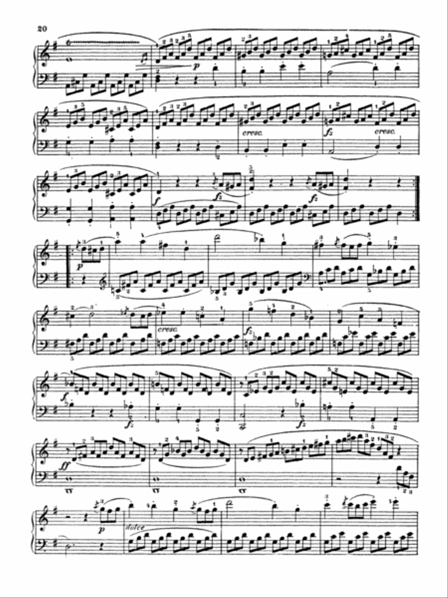 Clementi: Six Sonatinas, Op. 36, No. 5 Piano Solo scores gallery preview page 2