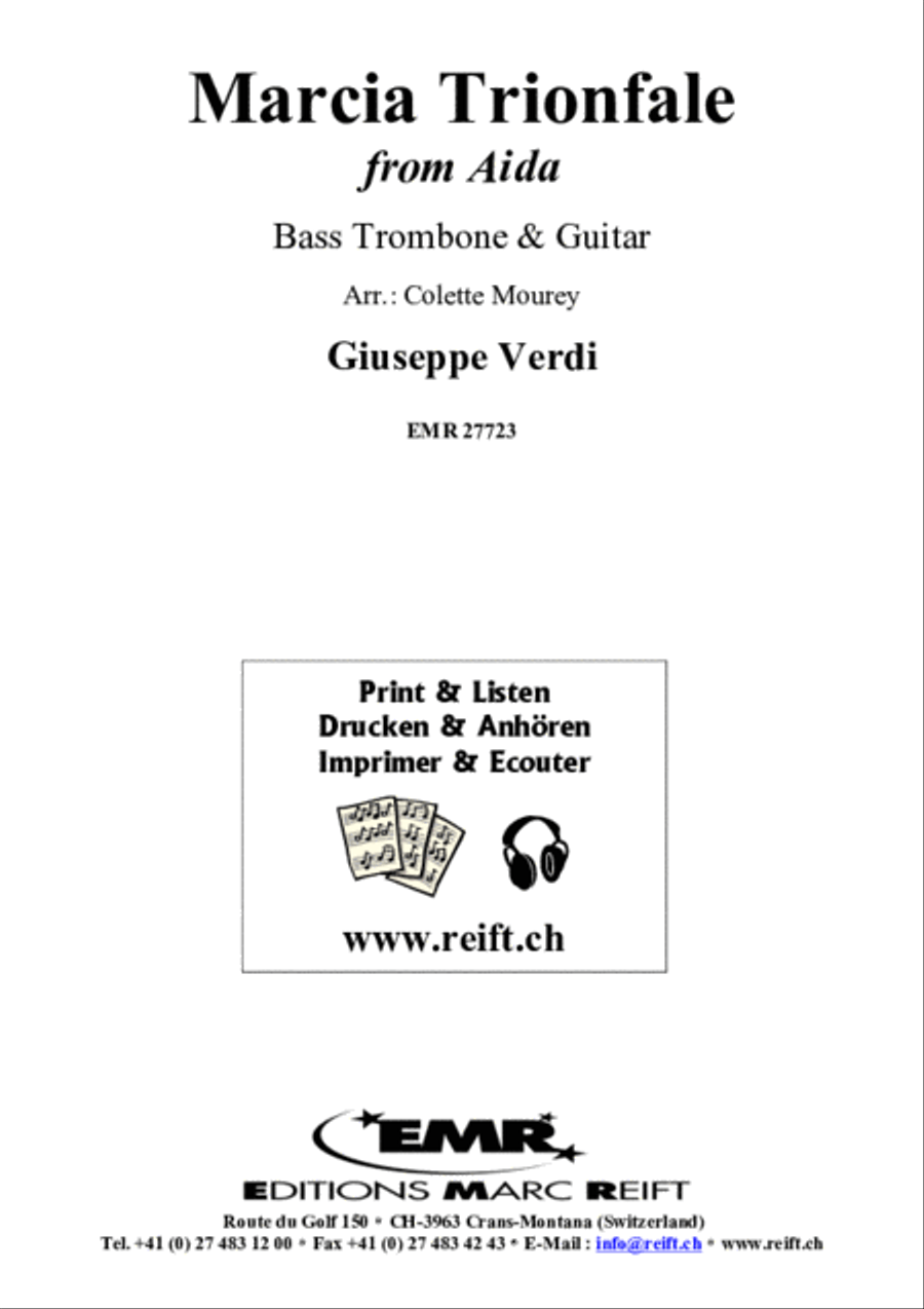 Marcia Trionfale Marcia Trionfale Trombone scores gallery preview page 2