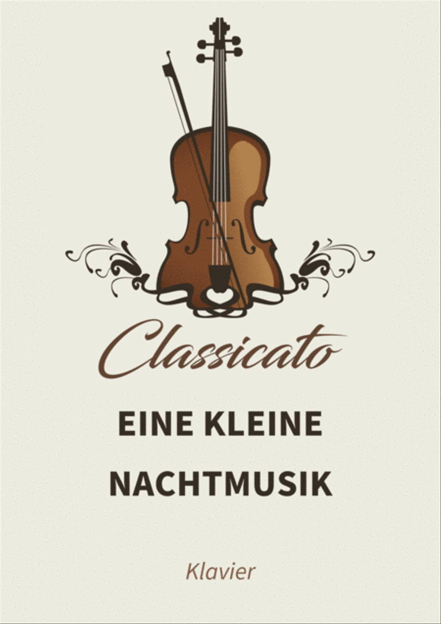 Eine kleine Nachtmusik Piano scores gallery preview page 1