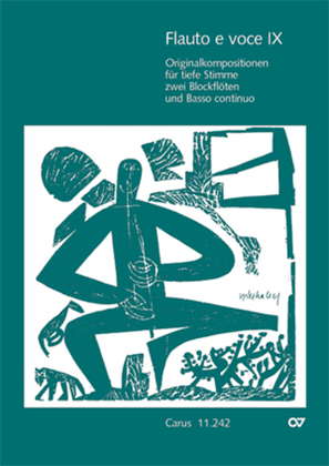 Book cover for Flauto e voce IX