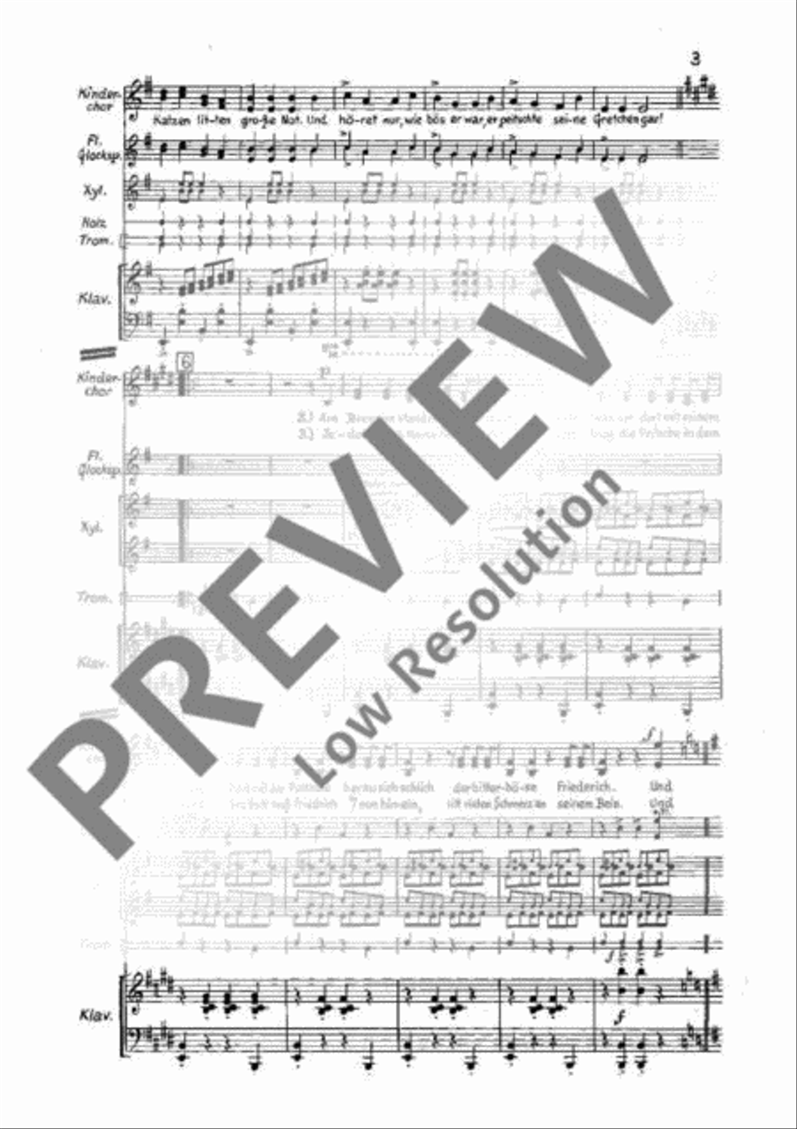 Der Struwwelpeter Children's Choir scores gallery preview page 8