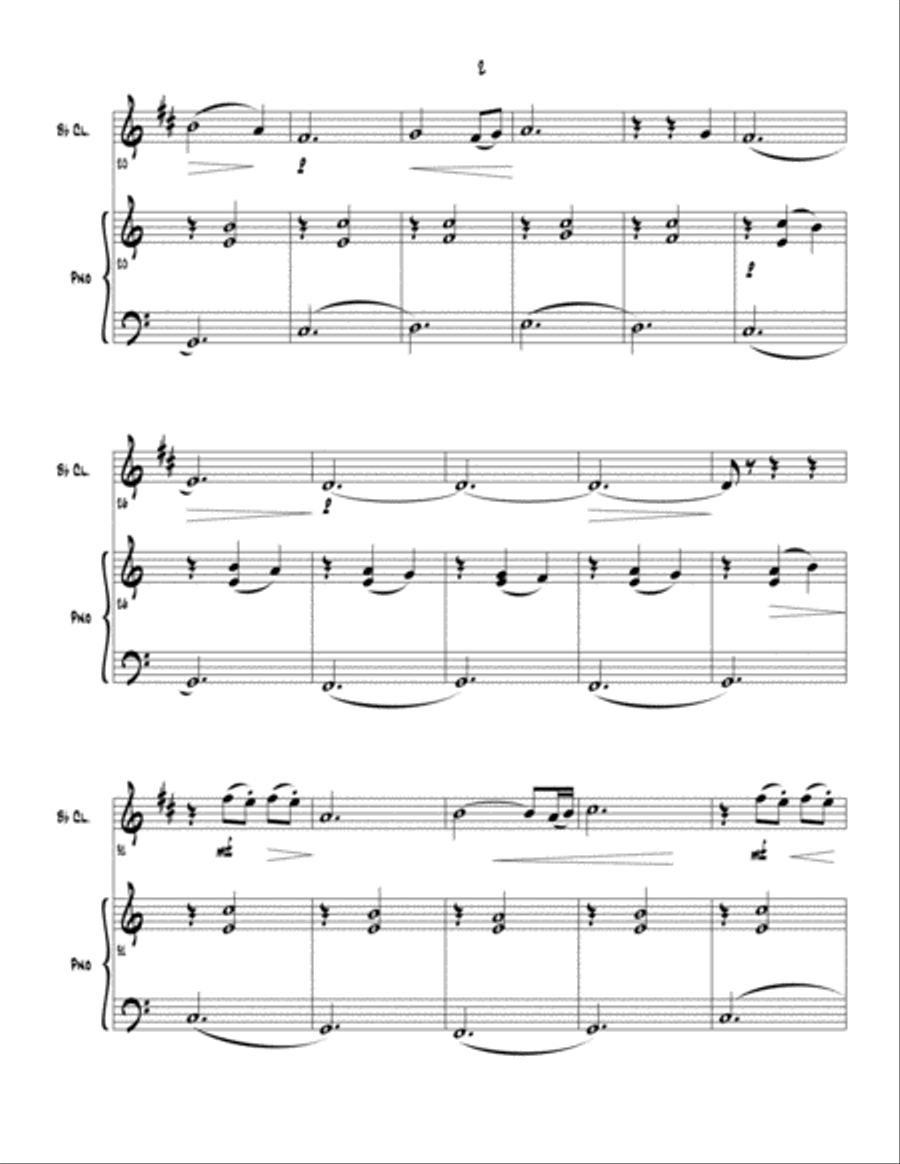 Tales from Childhood for clarinet and piano Clarinet Solo scores gallery preview page 5