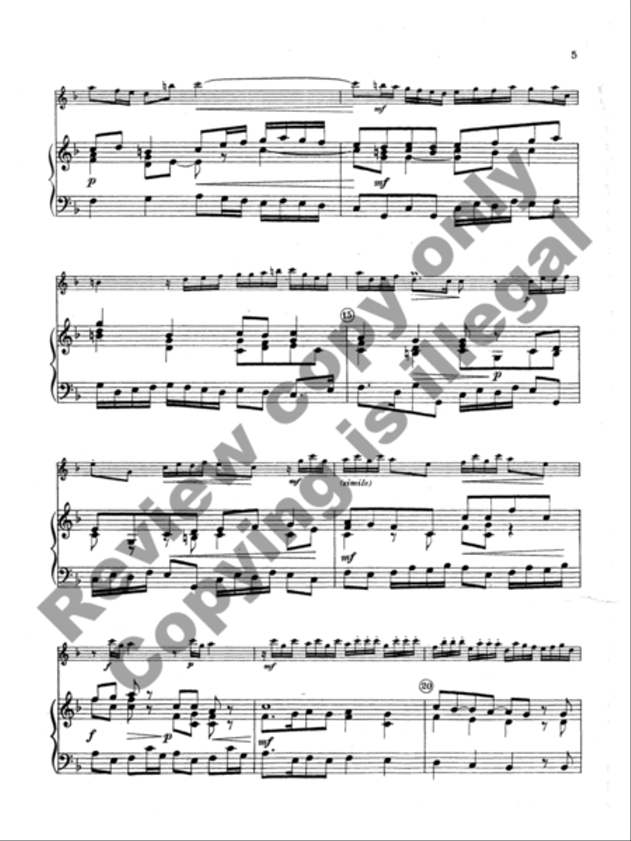 Sonata in F Major Sonata in F Major Flute Solo scores gallery preview page 3