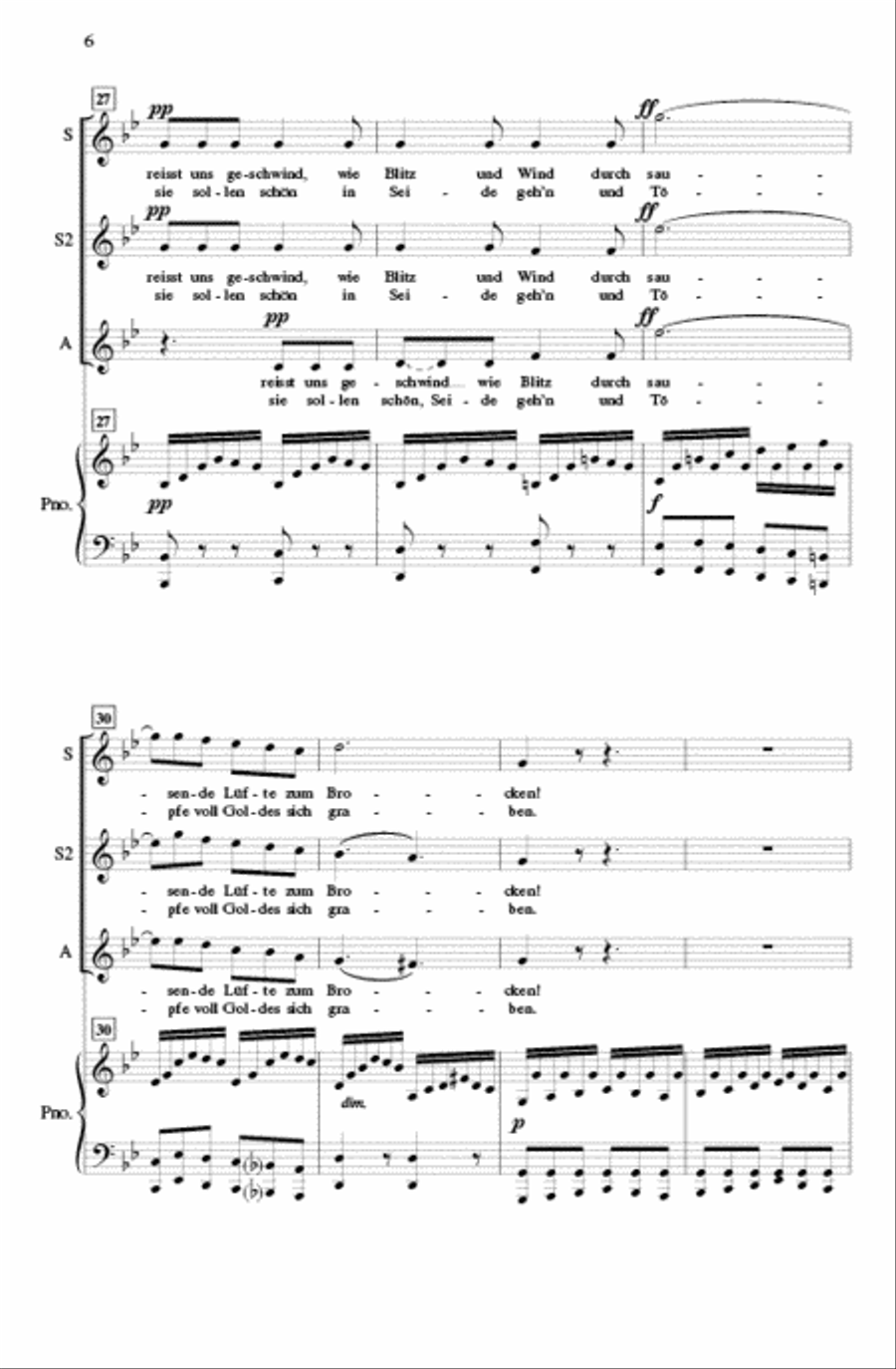 Hexenlied (Witches' Song) SSA scores gallery preview page 5