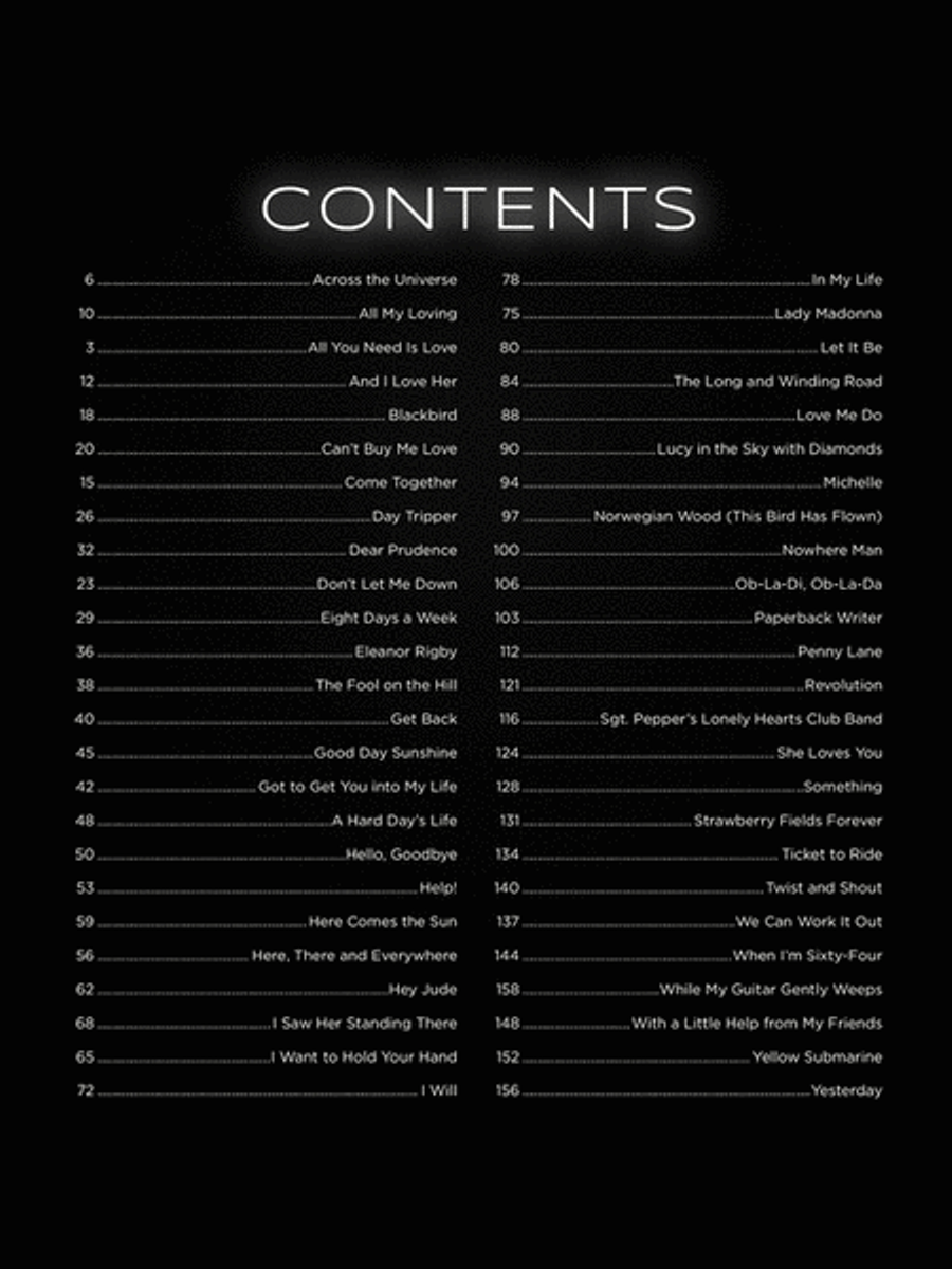 First 50 Songs by the Beatles You Should Play on the Piano Easy Piano scores gallery preview page 2