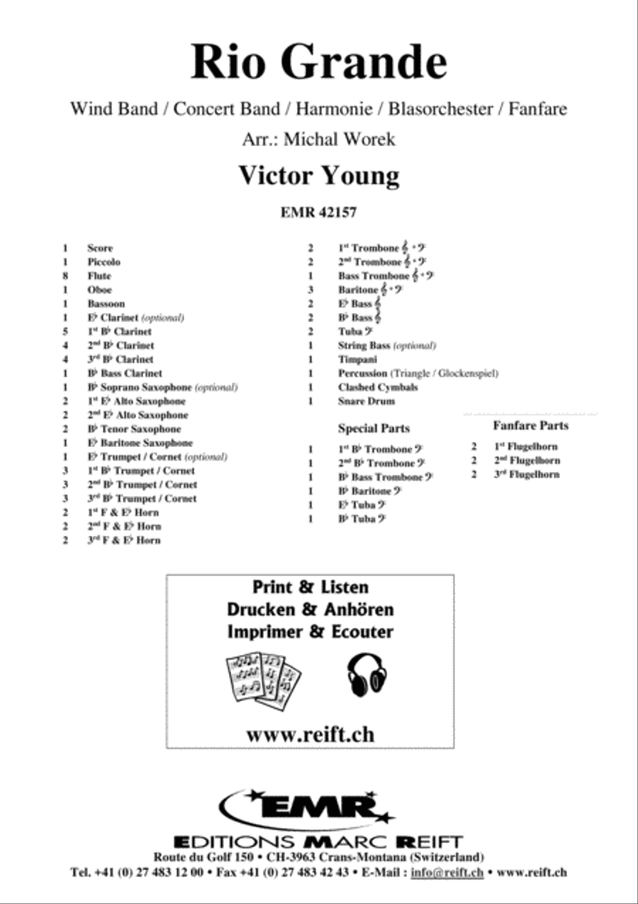 Rio Grande Rio Grande Concert Band scores gallery preview page 2