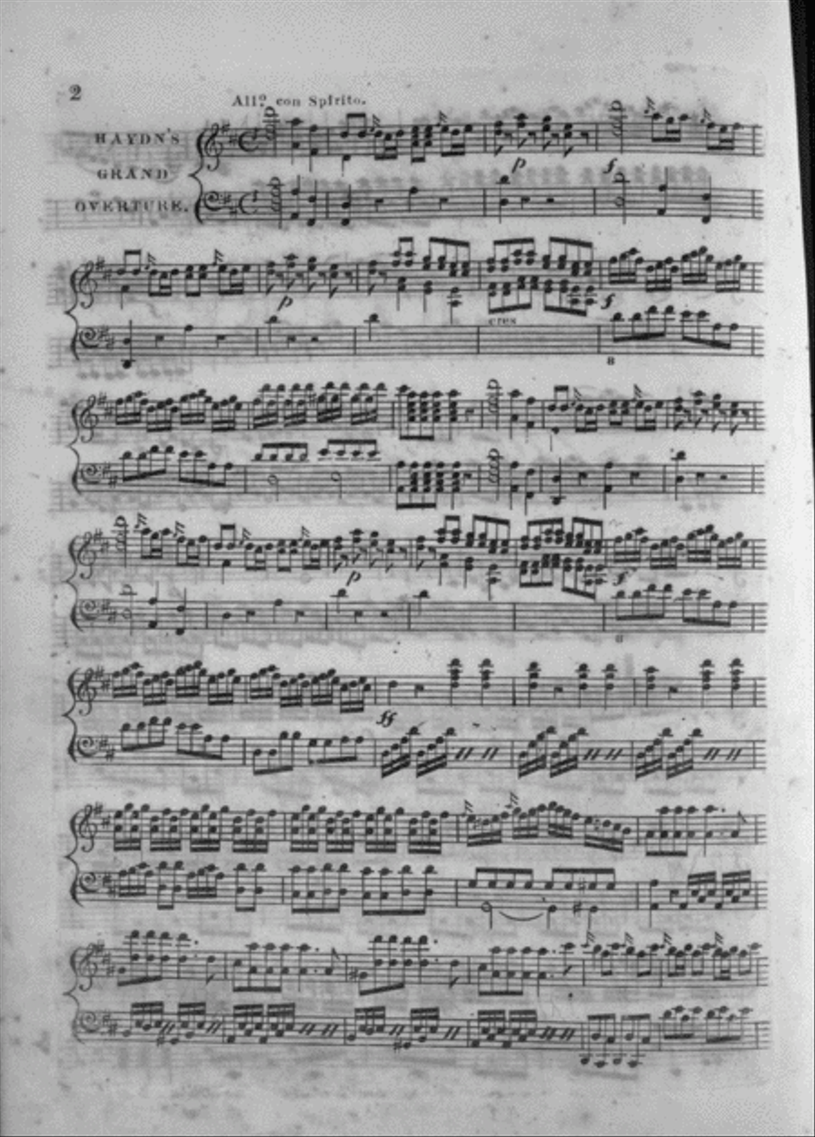 A Grand Overture for the Piano Forte Piano Solo scores gallery preview page 2