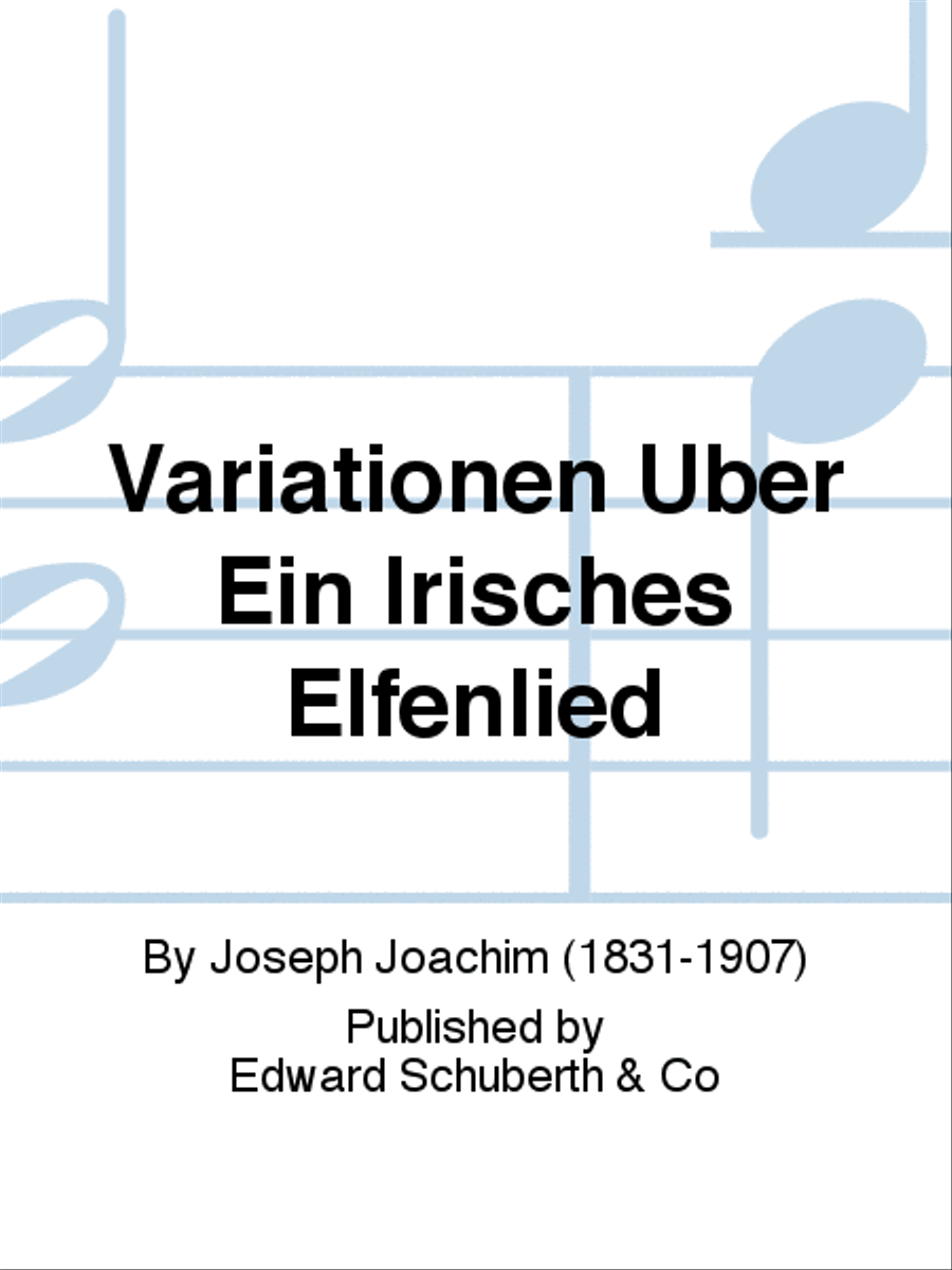 Variationen Über Ein Irisches Elfenlied Piano Solo scores gallery preview page 1