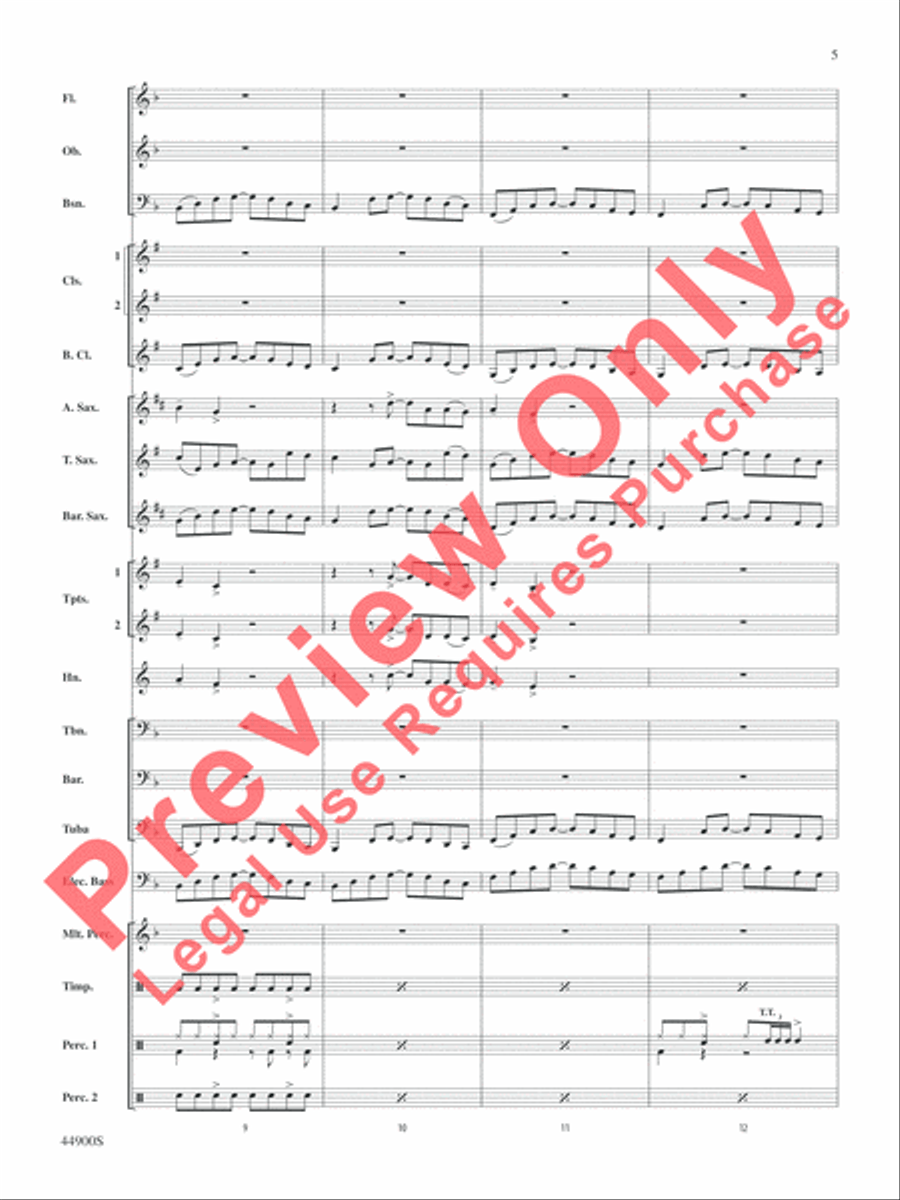 She's Kinda Hot Concert Band scores gallery preview page 6