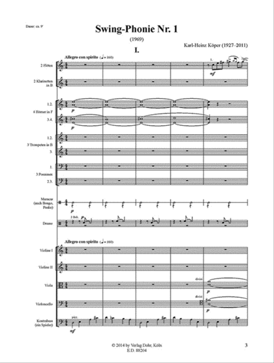 Swing-Phonie Nr. 1 für großes Orchester (1969) Orchestra scores gallery preview page 2