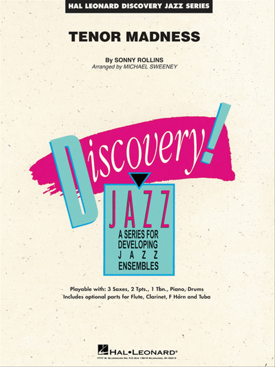 Tenor Madness Jazz Ensemble scores gallery preview page 1