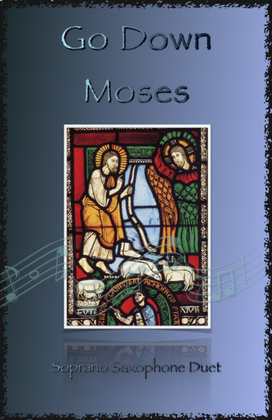 Book cover for Go Down Moses, Gospel Song for Soprano Saxophone Duet