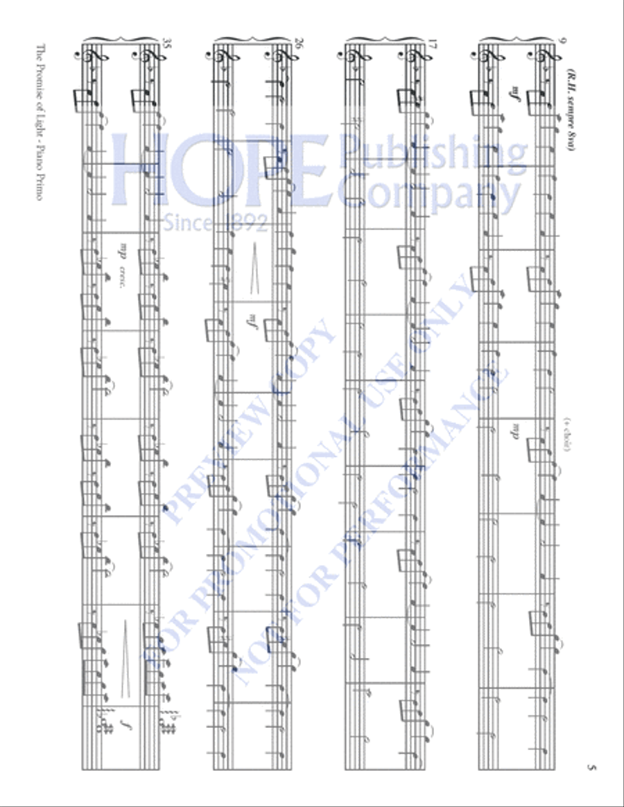 The Promise of Light The Promise of Light Choir scores gallery preview page 6
