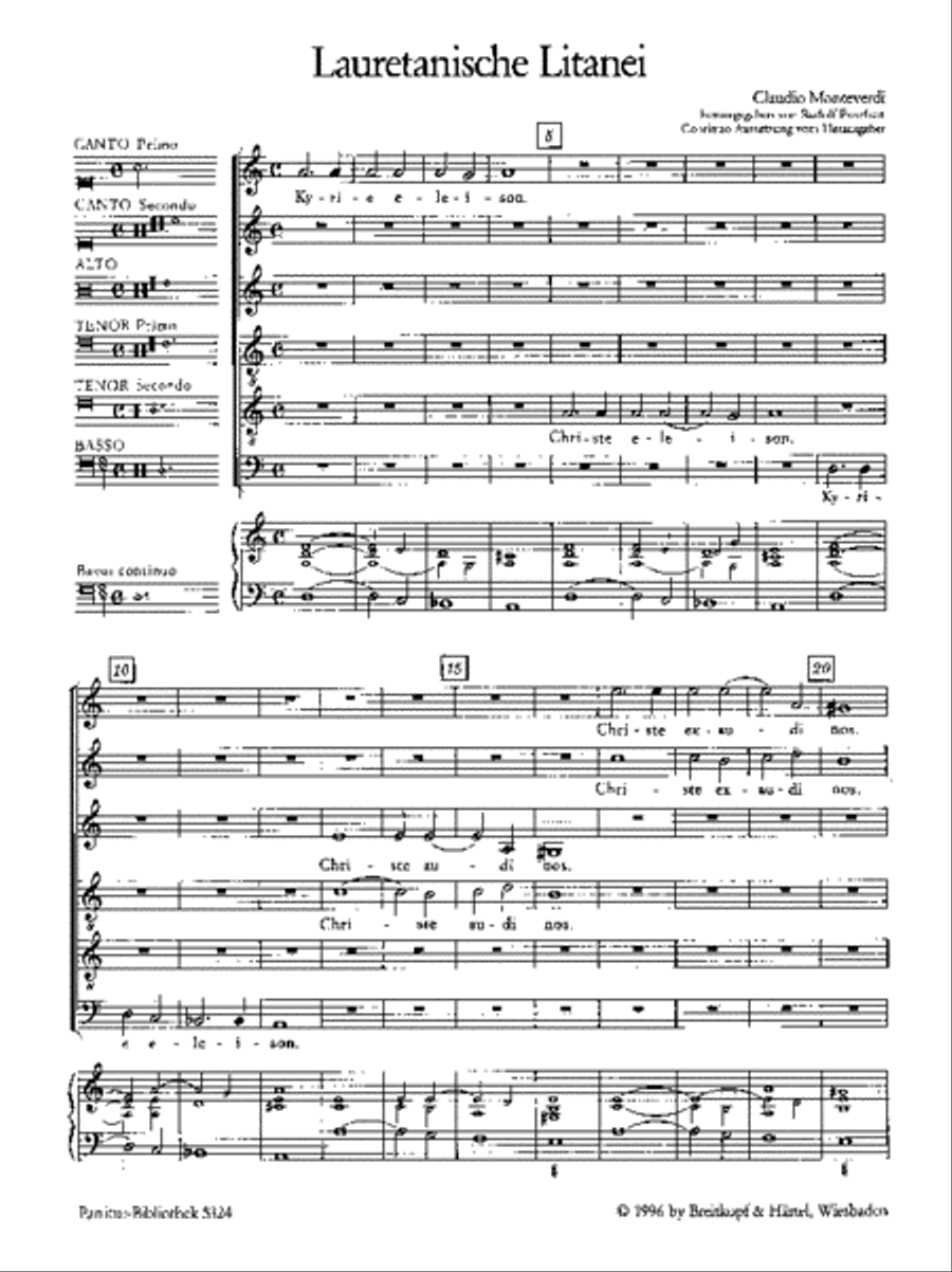 Lauretanische Litanei “Kyrie eleison” Choir scores gallery preview page 2