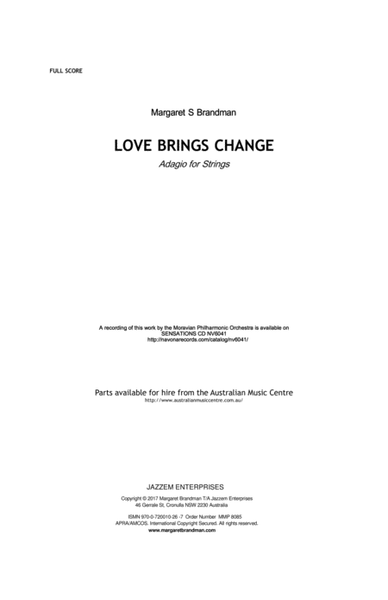 Love Brings Change
