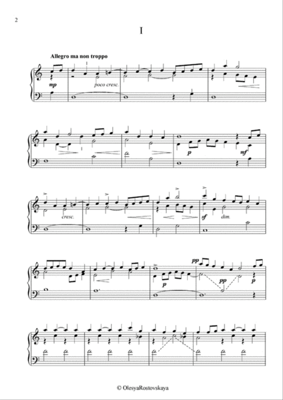 Olesya Rostovskaya. Original carillon music - book 2 Glockenspiel scores gallery preview page 6