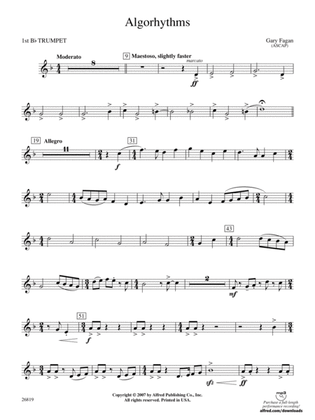 Algorhythms: 1st B-flat Trumpet