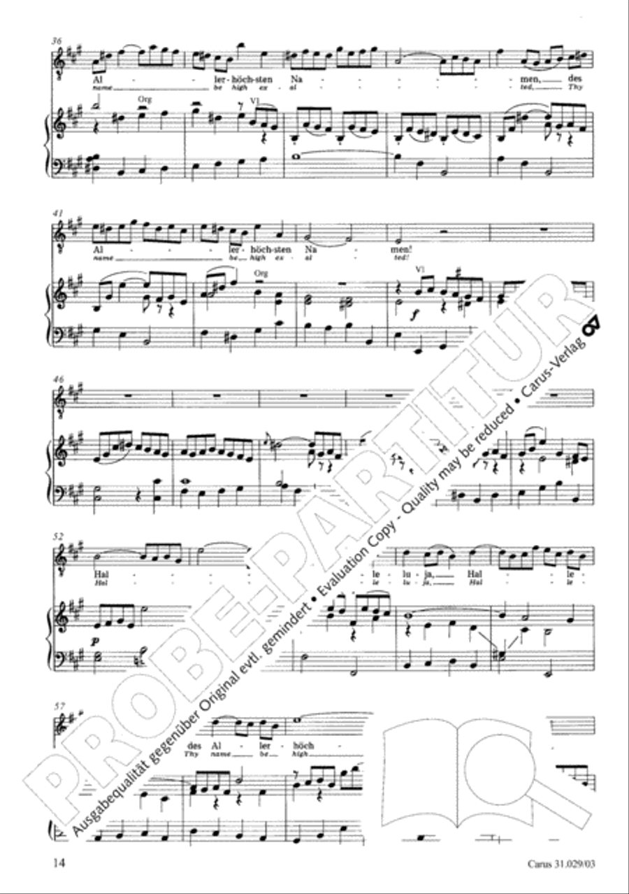 We thank Thee, Lord, God, we thank Thee, Lord (Wir danken dir, Gott, wir danken dir) 4-Part scores gallery preview page 15