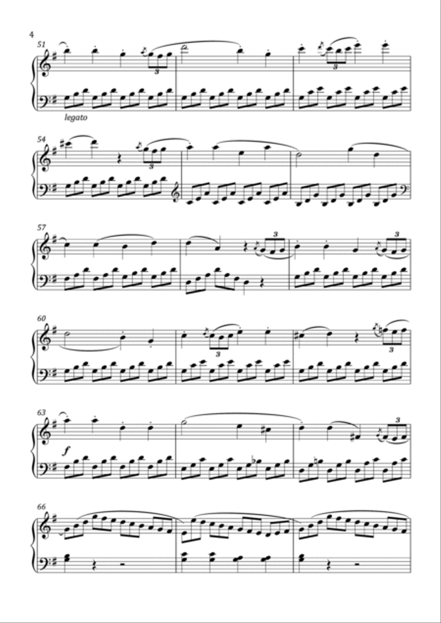 Clementi - Sonatina No.5 in G Major - Intermediate Piano Method scores gallery preview page 5