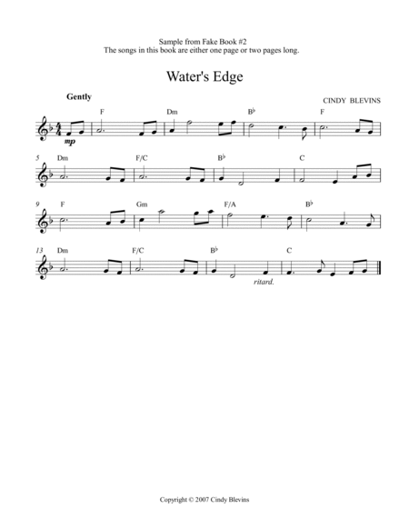 Fake Book #2, 90 pages of melodies and chords for your harp!