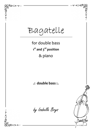 Bagatelle for Double Bass and Piano