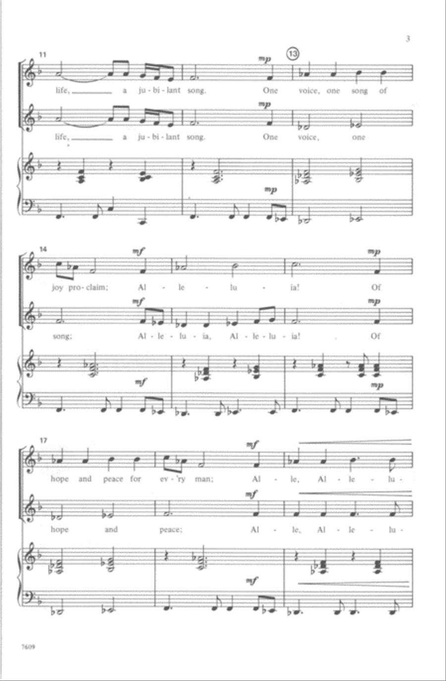 Sing a Jubilant Song 2-Part scores gallery preview page 3