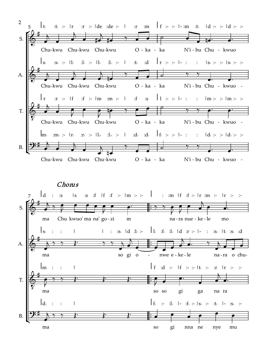Chioma 4-Part scores gallery preview page 2