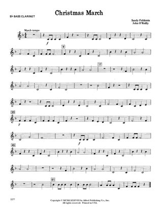 Christmas March: B-flat Bass Clarinet