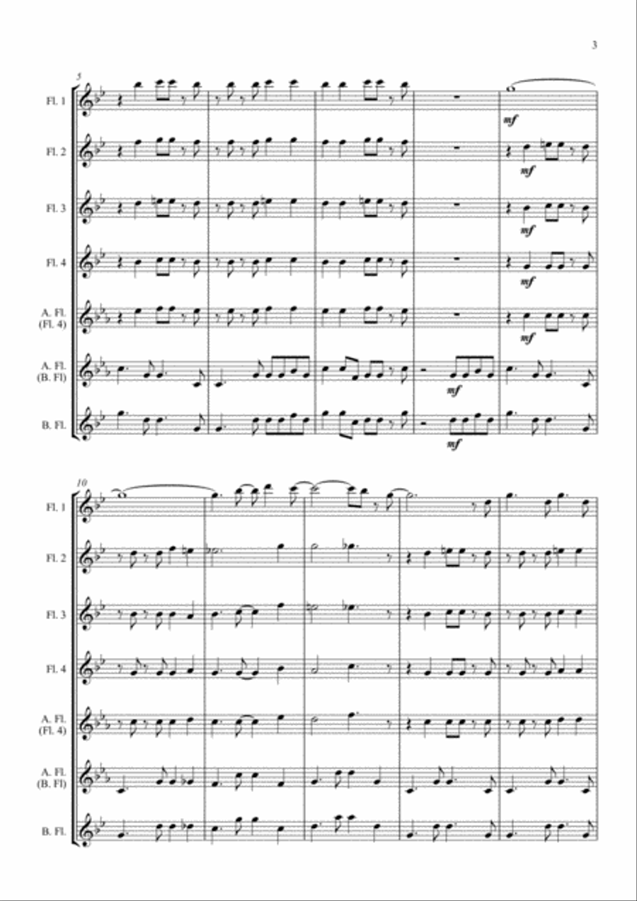 Mas Que Nada Woodwind Quintet scores gallery preview page 3