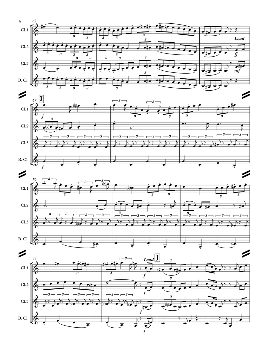 It's Beginning To Look Like Christmas Woodwind Ensemble scores gallery preview page 5