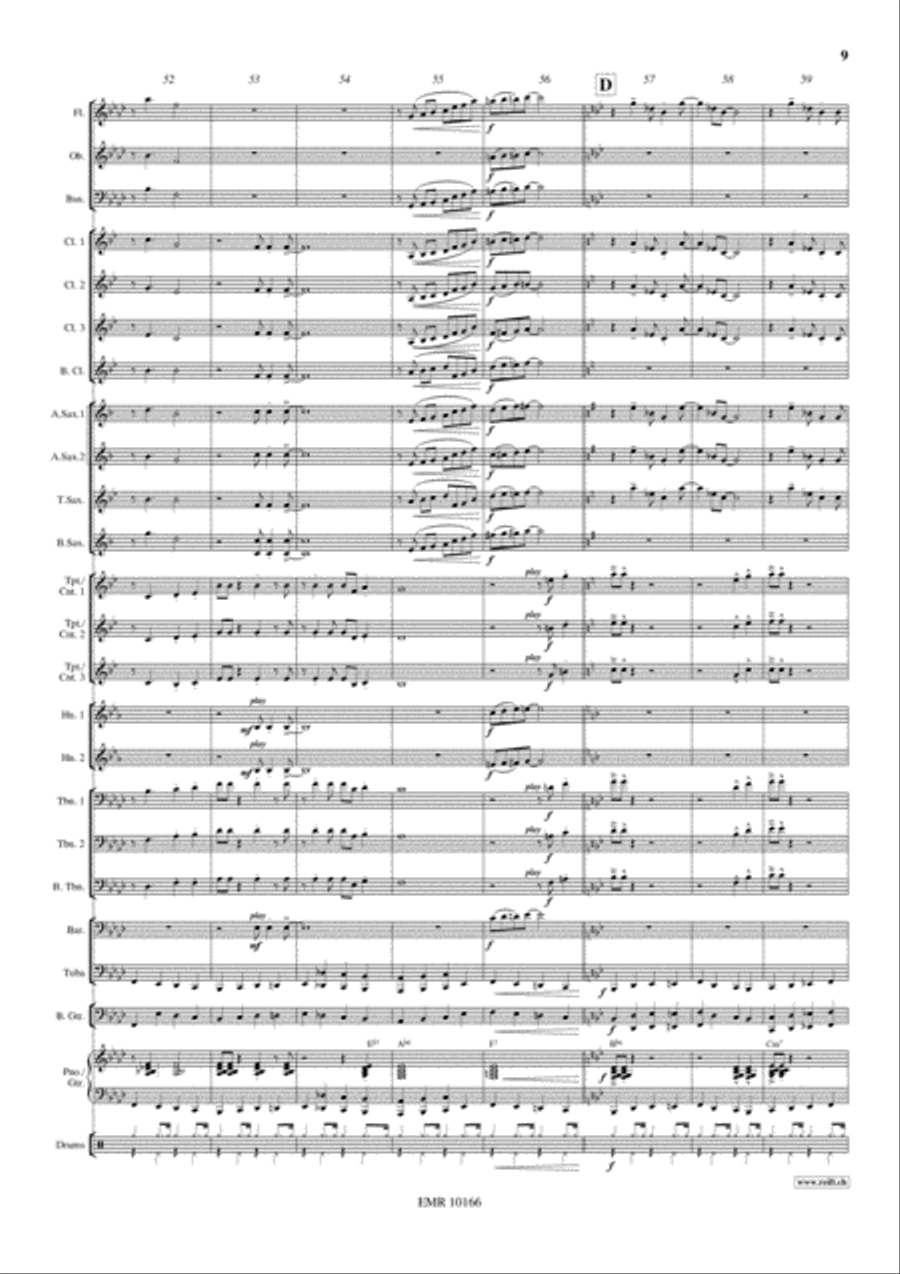 Mack The Knife Concert Band scores gallery preview page 10
