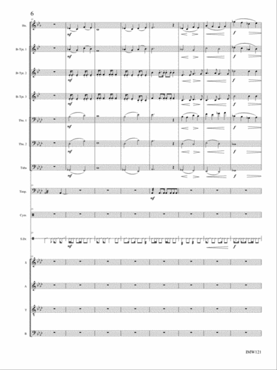 Anthem for the Patriots Anthem for the Patriots 4-Part scores gallery preview page 6