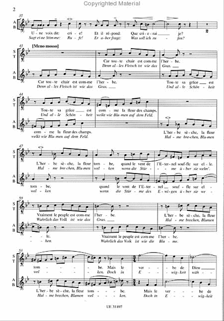 Cantate Pour Le Temps De Noel School and Community scores gallery preview page 3