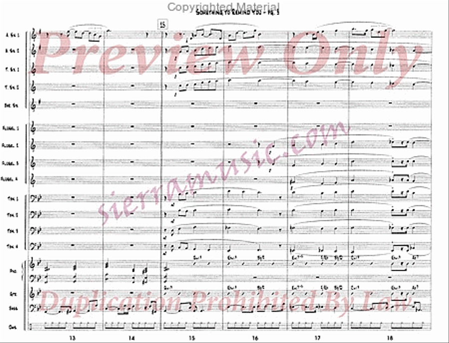 Something To Remind You Something To Remind You Big Band scores gallery preview page 4