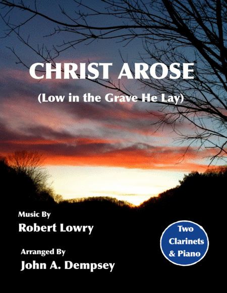 He Arose (Trio for Two Clarinets and Piano) image number null