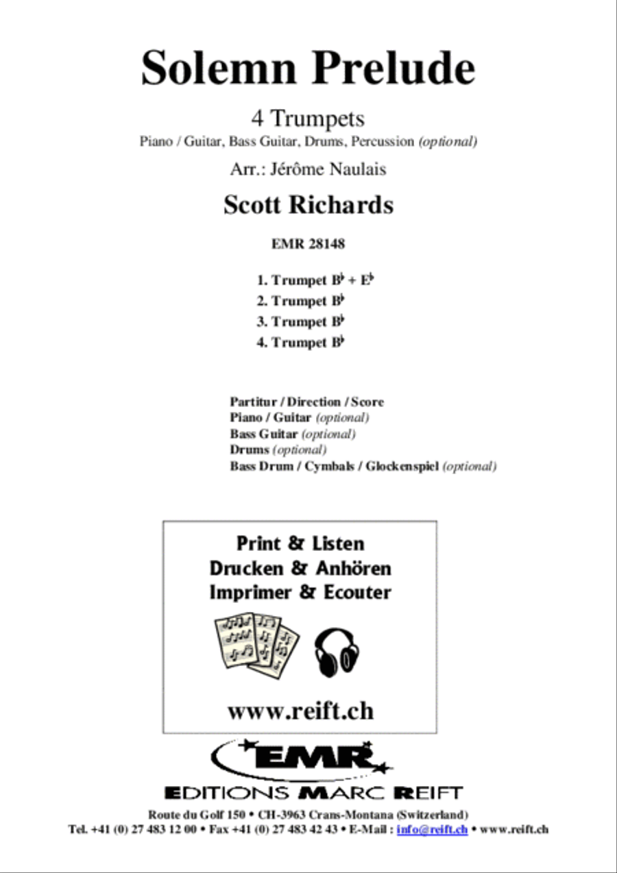 Solemn Prelude Trumpet scores gallery preview page 2