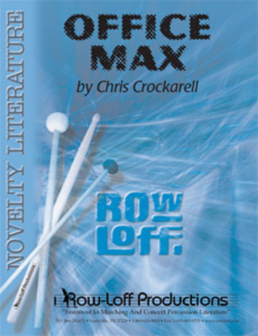 Office MAX Office MAX Percussion Ensemble scores gallery preview page 1