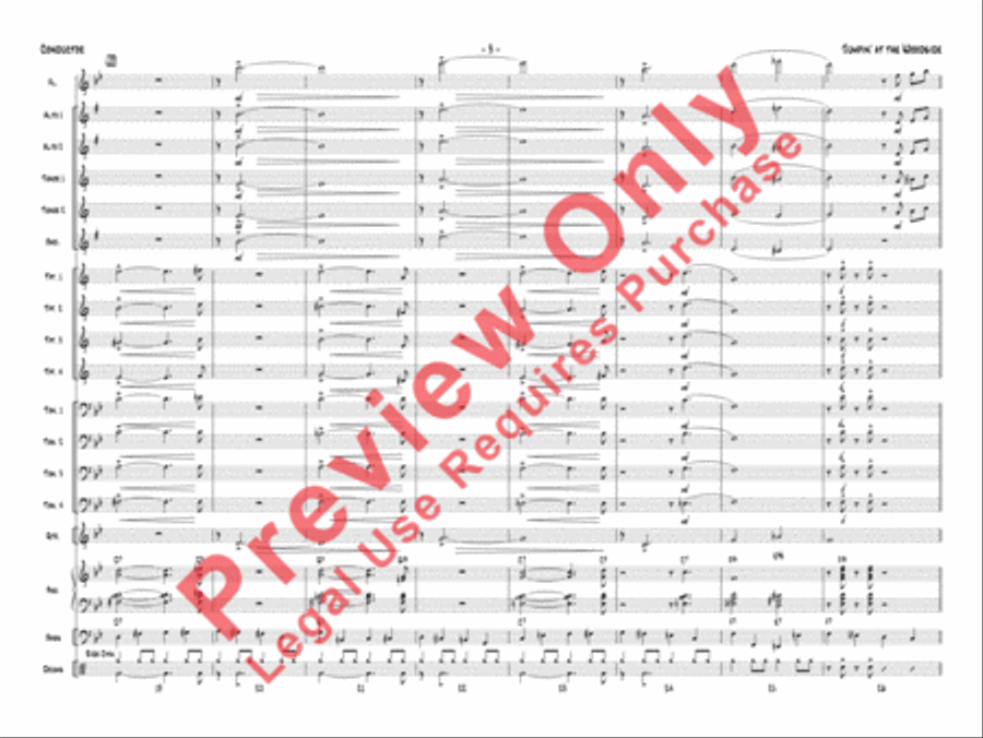 Jumpin' at the Woodside Jazz Ensemble scores gallery preview page 7