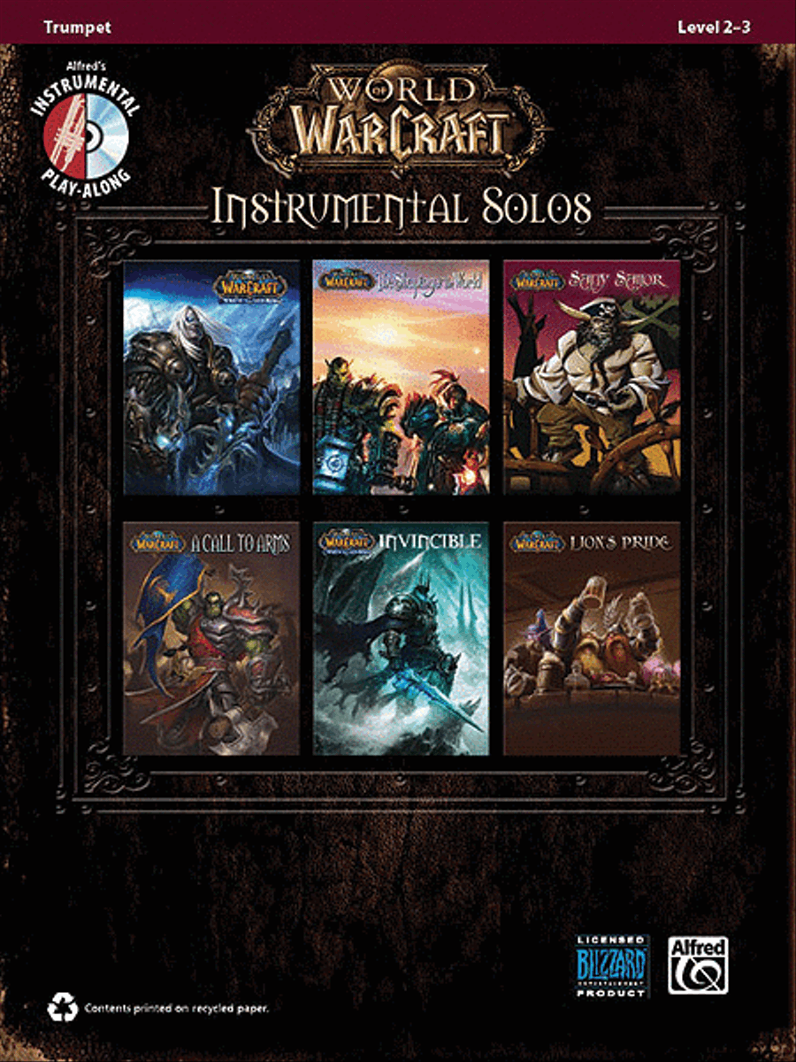 World of Warcraft Instrumental Solos Trumpet Solo scores gallery preview page 1