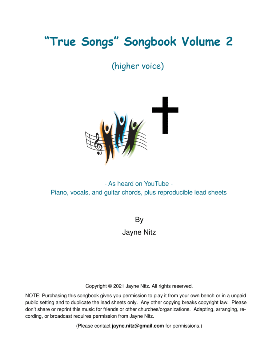 True Songs Songbook Volume 2 (high voice) image number null