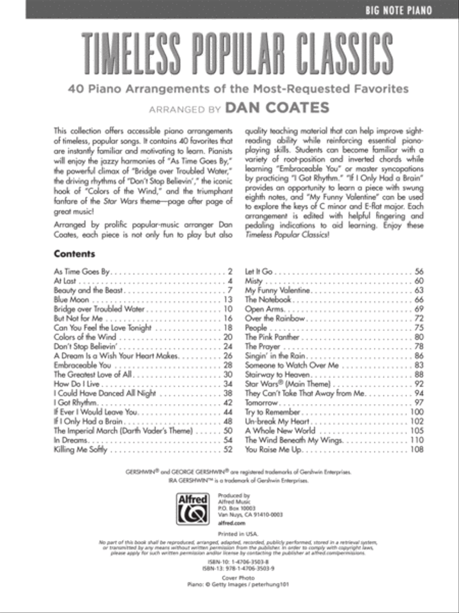 Top 40 Essential Piano Arrangements Easy Piano scores gallery preview page 2