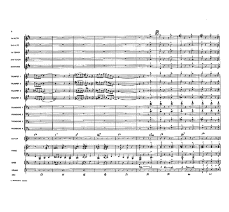 Bugle Boogie Blues Bugle Boogie Blues Jazz Ensemble scores gallery preview page 8