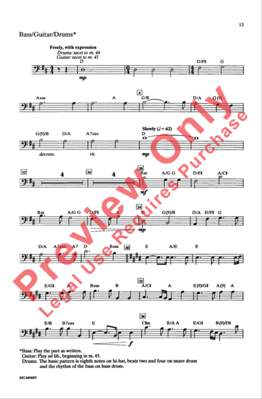 You Raise Me Up 3-Part scores gallery preview page 12